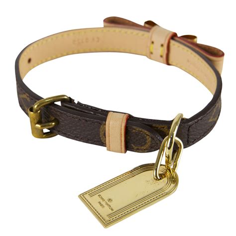 louis vuitton dog harness and leash|Louis Vuitton small dog collar.